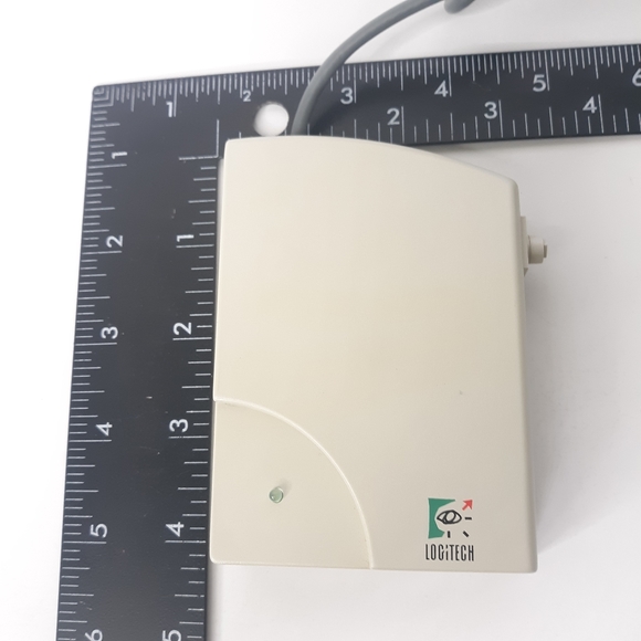 Rare 1990 Vintage Logitech Cordless Radio Mouse Mouseman w/ Receiver M-RA12No - Picture 7 of 13